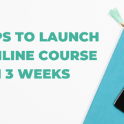 I want to show you exactly how to launch a pilot course fast. Here are the four things you need for a profitable and impactful online course.