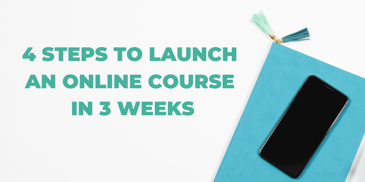 I want to show you exactly how to launch a pilot course fast. Here are the four things you need for a profitable and impactful online course.