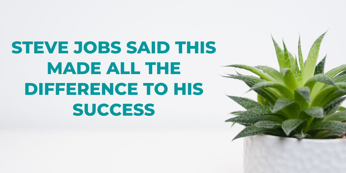 Wherever you're in your career and business, I invite you to remember Steve Jobs' quote. Remember, you are in the process of discovering the dots as you go.